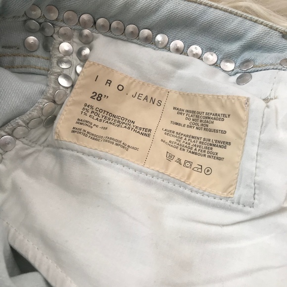 IRO Naomi Studded Denim Skirt - Picture 5 of 9